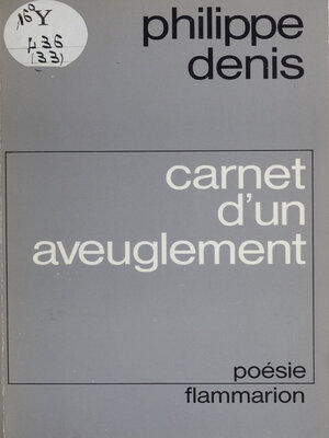 cover image of Carnet d'un aveuglement